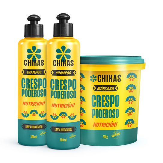 Kit Shampoo e Mascara Crespo Poderoso